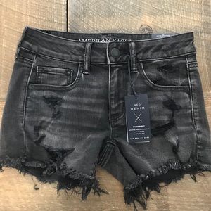American Eagle ripped jean shorts